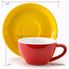 Cappuccino Cups and Saucers - Easy Living Goods 