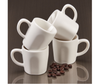 Espresso Cups - Matte White Porcelain - Set of 4 - Easy Living Goods 